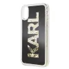 Karl Lagerfeld tok iPhone X/XS folyékony feliratos mintával (KLHCPXKAGBK) - 1. kép