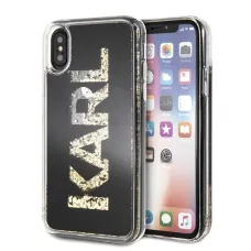 Karl Lagerfeld tok iPhone X/XS folyékony feliratos mintával (KLHCPXKAGBK)