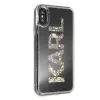Karl Lagerfeld tok iPhone X/XS folyékony feliratos mintával (KLHCPXKAGBK) - 2. kép