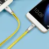 Hoco Jelly Knitted USB - Type-C kábel arany - 4. kép