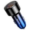 Baseus Magic szivargyújtós autós töltő QC3.0/ Type-C PD QC4+45W 6A kék - 0. kép