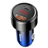 Baseus Magic szivargyújtós autós töltő QC3.0/ Type-C PD QC4+45W 6A kék - 1. kép
