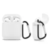 Airpods 1/2 ultravékony szilikon tok fehér - 0. kép