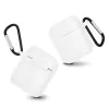 Airpods 1/2 ultravékony szilikon tok fehér - 2. kép