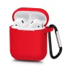 Airpods 1/2 ultravékony szilikon tok piros - 2. kép