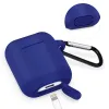 Airpods 1/2 ultravékony szilikon tok kék - 1. kép