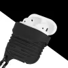 Airpods 1/2 fokozottan rezgésálló szilikon tok pink - 1. kép