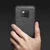 Szénszál mintájú TPU tok Huawei Mate 20 Pro fekete - 0. kép