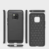 Szénszál mintájú TPU tok Huawei Mate 20 Pro fekete - 2. kép