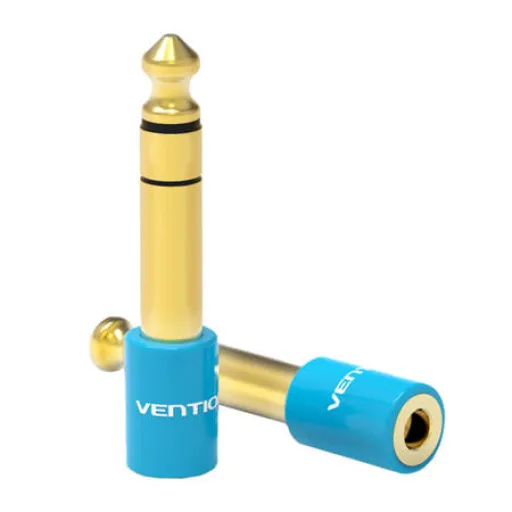 Átalakító adapter Jack 3.5mm - ről 6.5mm-re  Vention VAB-S01-L kék