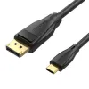 USB-C - DisplayPort 1.4 Kábel Vention CGYBG, 1,5m, 8K 60Hz/4K 120Hz (fekete) - 2. kép