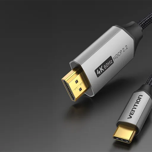 USB-C - HDMI 2.0 Kábel Vention CRBBG 1,5m, 4K 60Hz (fekete)