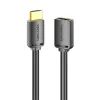 HDMI 2.0 apa - HDMI 2.0 anya hosszabbító kábel Vention AHCBD 0,5m, 4K 60Hz, (Fekete) - 0. kép