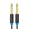 Audio kábel TS 6.35mm jack Vention BAABF 1m (fekete) - 0. kép