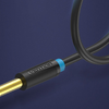 Audio Kábel TRS 3.5mm - 6.35mm Vention BABBG 1,5m, Fekete - 1. kép