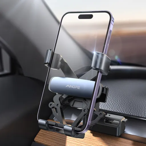 Autós tartó Lisen Tesla légbeömlőre helyezhető (fekete)
