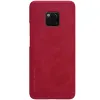 Nillkin Qin bőr fliptok kijelző betekintéssel Huawei Mate 20 Pro piros - 0. kép