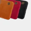 Nillkin Qin bőr fliptok kijelző betekintéssel Huawei Mate 20 Pro piros - 3. kép