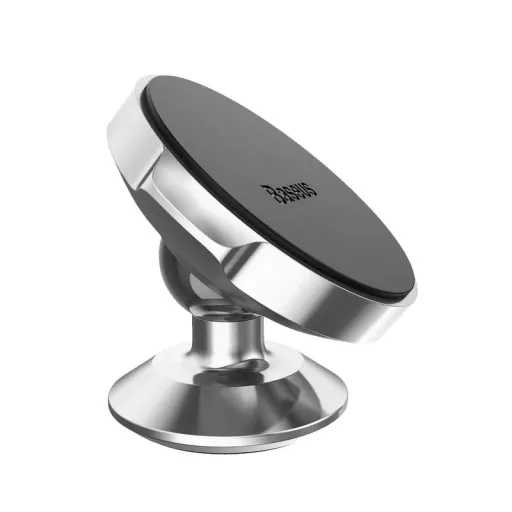 Baseus Small Ears műszerfalra erősíthető mágneses autós telefontartó ezüst (SUER-B0S)