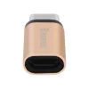 Baseus Sharp Micros USB - Type-C átalakító adapter pezsgő arany - 4. kép