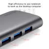 Baseus Almighty 8in1 Type-C HUB szürke színben - 1. kép
