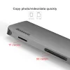 Baseus Almighty 8in1 Type-C HUB szürke színben - 3. kép