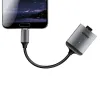 Baseus Enjoy Type-C Micro SD/ TF kárytaolvasó adapter szürke (CAHUB-P0G) - 0. kép