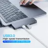 Baseus Harmonica 5in1 USB Type-C HUB szürke (CAHUB-K0G) - 3. kép