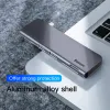 Baseus Harmonica 5in1 USB Type-C HUB szürke (CAHUB-K0G) - 4. kép