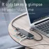 Baseus Type-C HUB 9H üveg borítással - 4K/HD + PD, 3x USB 3.0, HDMI - 0. kép