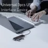 Baseus Type-C HUB 9H üveg borítással - 4K/HD + PD, 3x USB 3.0, HDMI - 4. kép