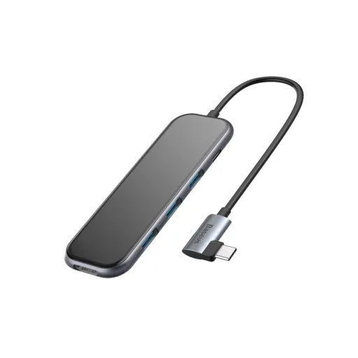 Baseus Type-C HUB 9H üveg borítással - 4K/HD + PD, 3x USB 3.0, HDMI