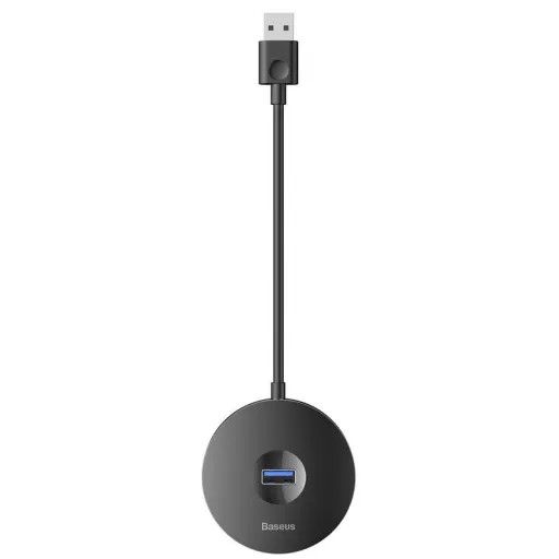 Baseus USB HUB 4 USB aljzattal fekete