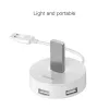 Baseus USB HUB 4 USB aljzattal fehér - 4. kép
