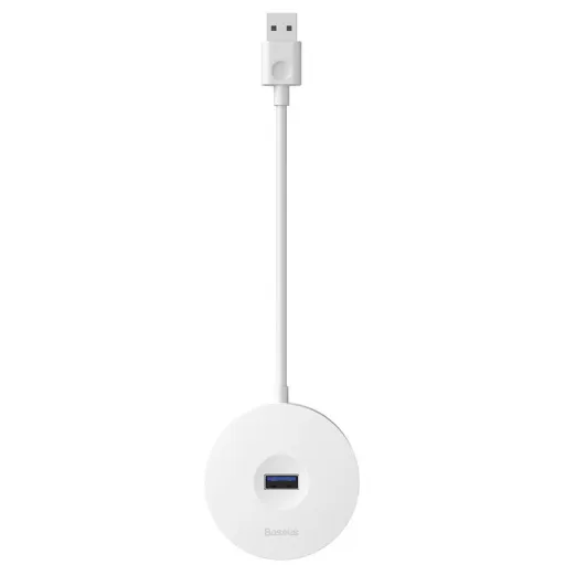 Baseus USB HUB 4 USB aljzattal fehér