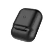 Baseus AirPods 1/2 vezeték nélküli töltésre alkalmas tok piros - 3. kép