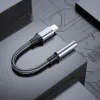 Borofone audio adapter BV16 Type C - 3.5 mm jack fekete DAC - 1. kép