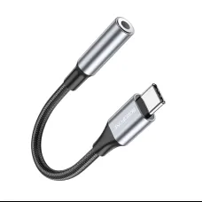 Borofone audio adapter BV16 Type C - 3.5 mm jack fekete DAC