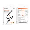 Borofone audio adapter BV16 Type C - 3.5 mm jack fekete DAC - 2. kép