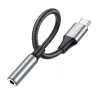 Borofone audio adapter BV16 Type C - 3.5 mm jack fekete DAC - 3. kép