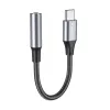 Borofone audio adapter BV16 Type C - 3.5 mm jack fekete DAC - 4. kép