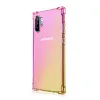 SMD Samsung Galaxy Note 10+ Plus N10-001 tok áttetsző, sárga-rózsaszín átmentettel, ütésvédelemmel - 1. kép