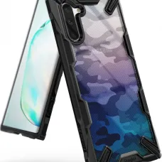 Samsung Note 10 tok Ringke Fusion X Camo Black terepmintás