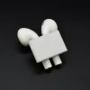 SMD HH-06 Airpods tartó, óra pántra rögzíthető szilikon fehér színben - 0. kép