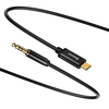 Baseus Yiven USB-C - 3.5 mm-es mini jack audio kábel, 1.2 m (fekete) - 0. kép