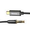 Baseus Yiven USB-C - 3.5 mm-es mini jack audio kábel, 1.2 m (fekete) - 1. kép