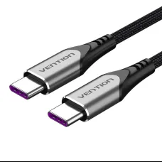 Vention TAEHD PD 100W USB-C - USB-C kábel 0.5m szürke