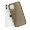 Vennus Color Button Bumper tok Xiaomi Redmi 9 Olive - 2. kép