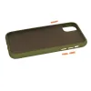 Vennus Color Button Bumper tok Xiaomi Redmi 9 Olive - 4. kép