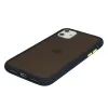 Vennus Color Button Bumper tok Samsung Galaxy S21 Plus-hoz Navy - 3. kép